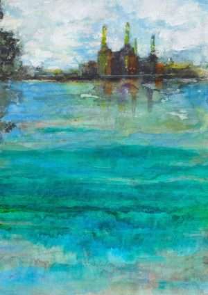 Battersea Before - A1 size limited edition archival giclee print